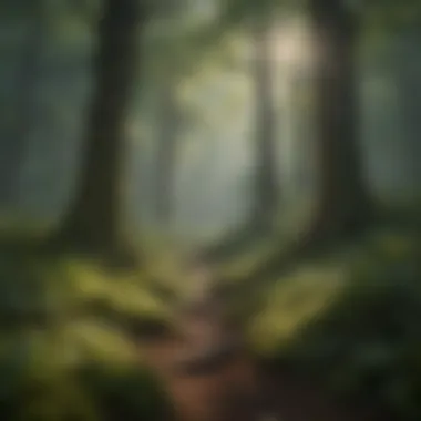 The Essence of Forest Conservation A lush forest demonstrating the importance of tree conservation