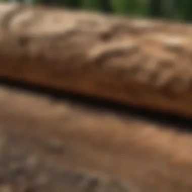 Transformative Effects of Composite Wood Filler Before and after comparison of wood repaired with composite wood filler