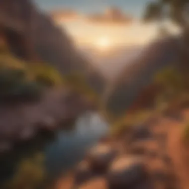 Grand Canyon Serenity Stunning view of the Grand Canyon during sunset
