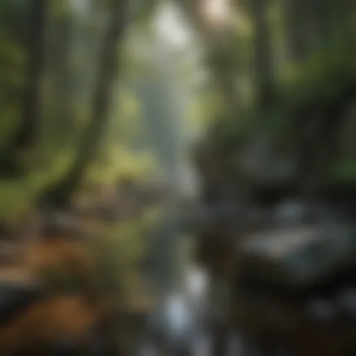 Lush forest landscape showcasing the natural beauty of Black Rock Portage reservations