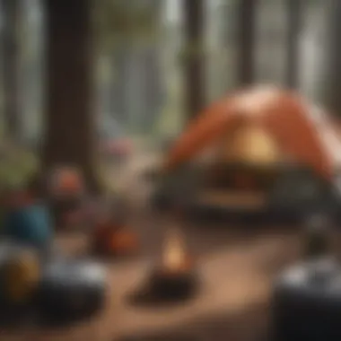 Comprehensive Camping Gear and Amenities Various camping gear and amenities available at Camp World for adventurers