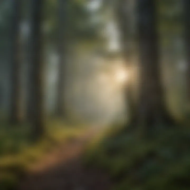 A lush forest illustrating the ecological significance of trees