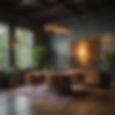 Inviting Atmosphere for New Joiners A welcoming workspace filled with vibrant colors and modern decor.