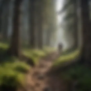 Challenges faced by hikers on Section A Hikers navigating challenging terrain