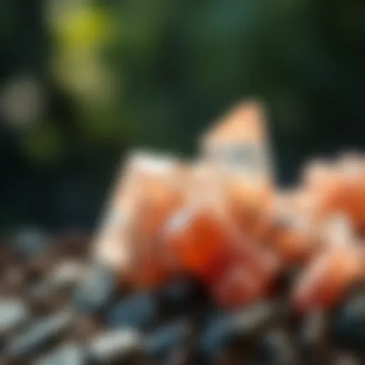 Copper sulfate crystals used in agricultural treatments