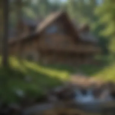 Custer Lodge Amidst Nature's Splendor Custer Lodge surrounded by lush forests