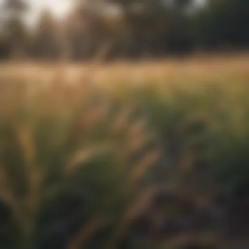 A diverse range of Australian grasses in their natural habitat