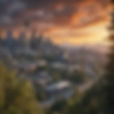 Seattle Skyline: A Hub for Editing Professionals A vibrant skyline view of Seattle showcasing its iconic landmarks