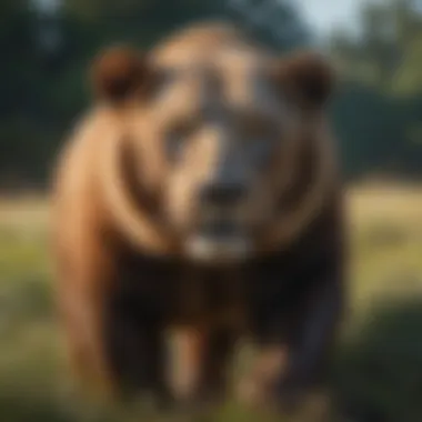 Endangered Species in Focus A close-up of a rare grassland species facing extinction