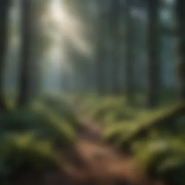 The Essence of Biodiversity in Forests A lush forest representing biodiversity and sustainable practices