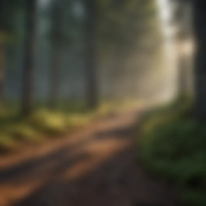 Visualization of sustainable forestry practices using non-ionic surfactants