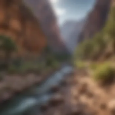 Vastness of the Grand Canyon Stunning landscape of Grand Canyon National Park showcasing its vastness and geological features