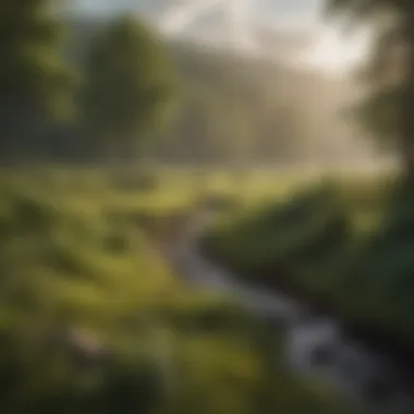 A panoramic view of the lush landscapes in Canaan Valley