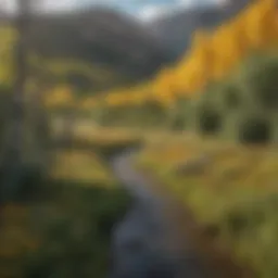 A panoramic view of the Colorado landscape showcasing diverse ecosystems.