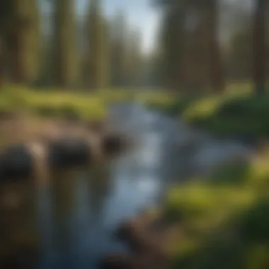 Scenic view of the Deschutes River winding through the park