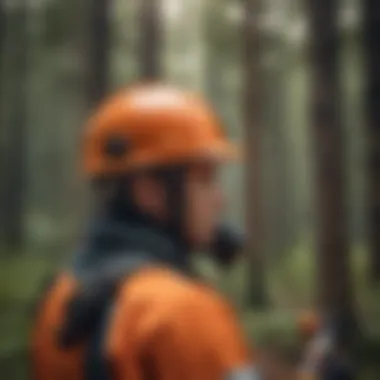 Safety gear for forestry management professionals