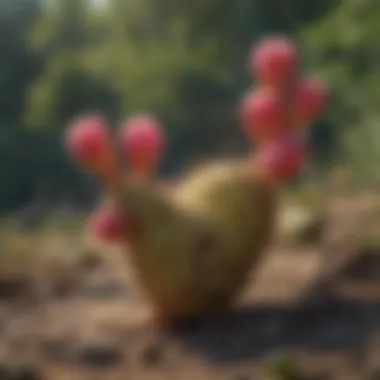 The Natural Habitat of Eastern Prickly Pear Eastern Prickly Pear plant in natural habitat