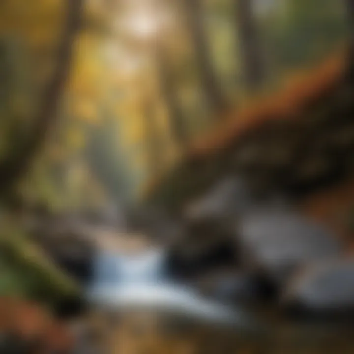 Wildlife in Fall Creek Falls State Park, showcasing local flora.