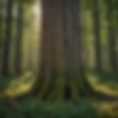 Diverse Tree Species in Wisconsin's Forests Lush green forest showcasing diverse tree species in Wisconsin