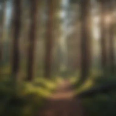 Lush Pine Forests of Show Low Scenic view of the pine forests in Show Low