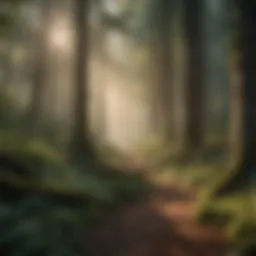 Lush forest landscape showcasing biodiversity
