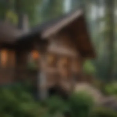 Craftsmanship of Multnomah Lodge: A Blend of Nature and Design Intricate architectural details of the lodge showcasing its craftsmanship.