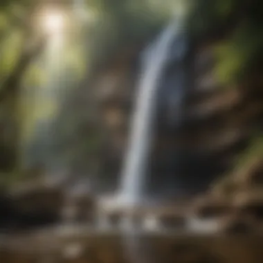 Cascading Waterfall Waterfall cascading in the wilderness