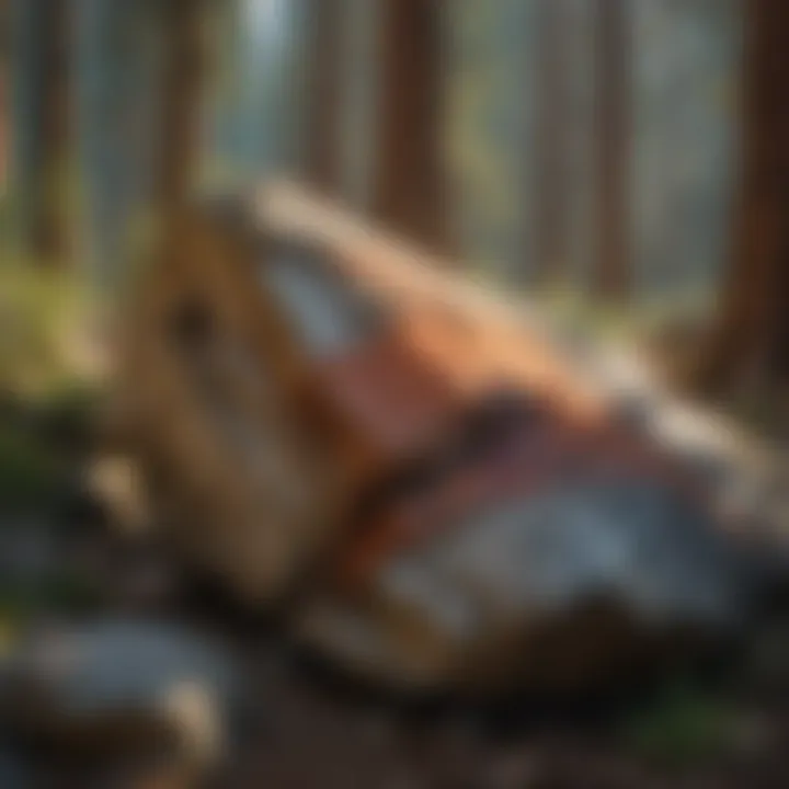 Breathtaking geological formations amidst the trees