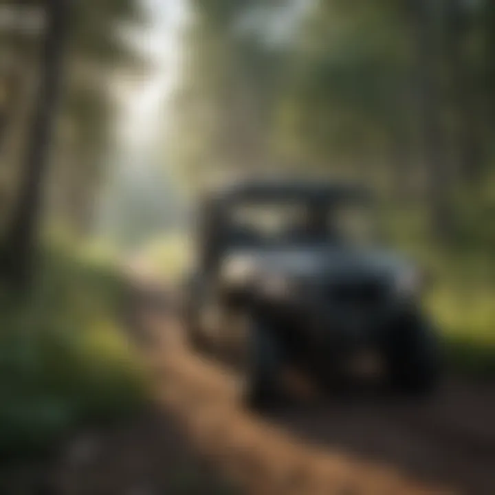 Wildlife spotted along a UTV trail in South Dakota