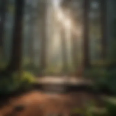 Serenity in Nature: A Meditation Retreat Tranquil meditation spot surrounded by nature
