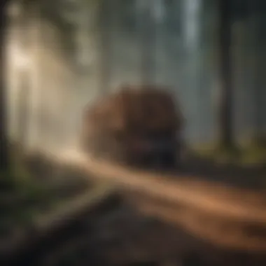 Responsible logging in action with eco-friendly techniques