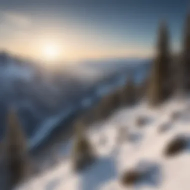 Stunning Panoramic Mountain Views Panoramic view of snow-capped mountains