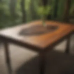 Sustainable furniture crafted by Horseshoe Table Company