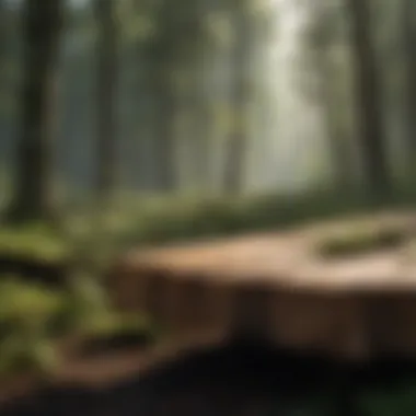 Sustainable Forestry Practices A serene forest landscape emphasizing the importance of sustainable forestry practices.