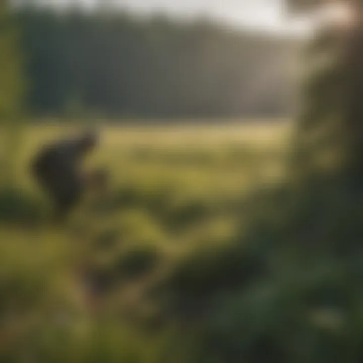 Conservation efforts in action within a prairie setting