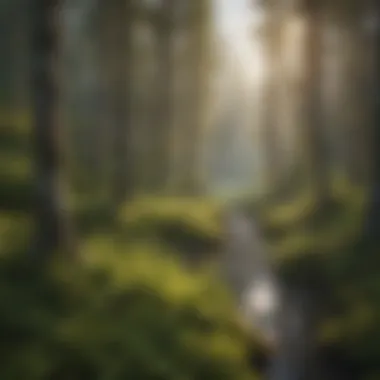 The Heart of Alaska's Ecosystem Lush forests teeming with life and beauty