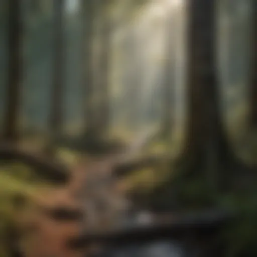 Vance Brown engaged in forest management