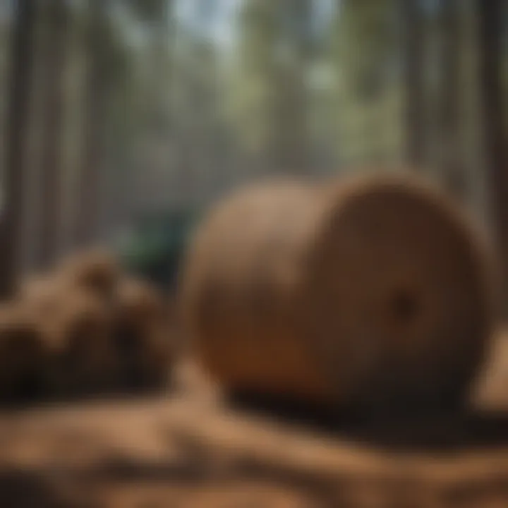 Sustainable harvesting of pine straw