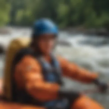 Safety gear for white water rafting