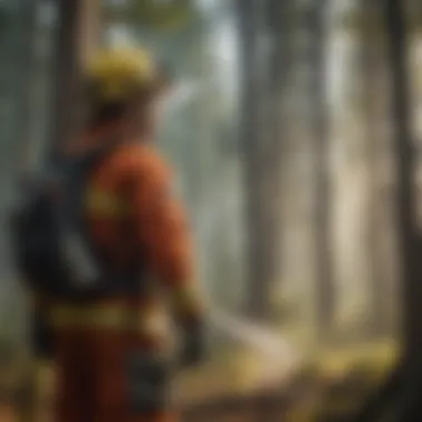 Essential Training for Future Firefighters Training session for aspiring forest firefighters