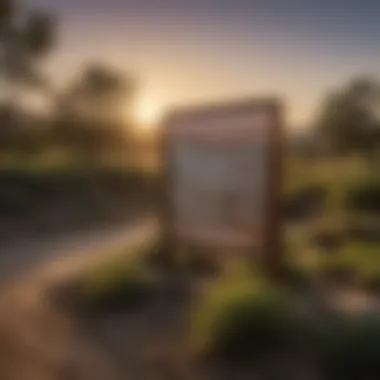 Operational Hours Display Signage displaying the operational hours of Harris Ranch
