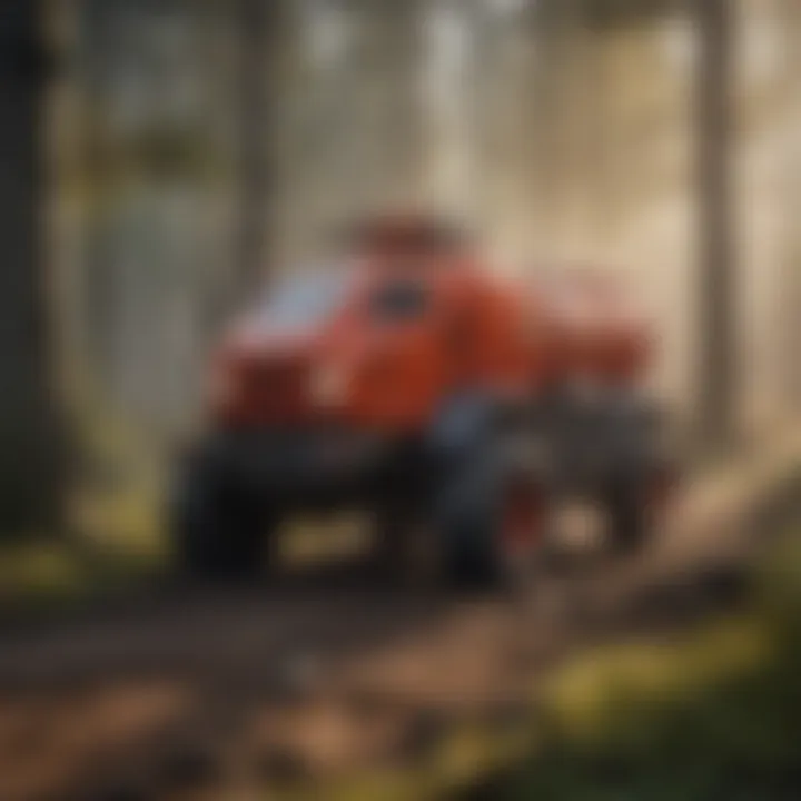 Fire detection mechanisms within forestry machinery