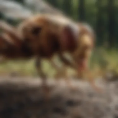 Impact of Biting Flies on Livestock Biting flies in action around livestock