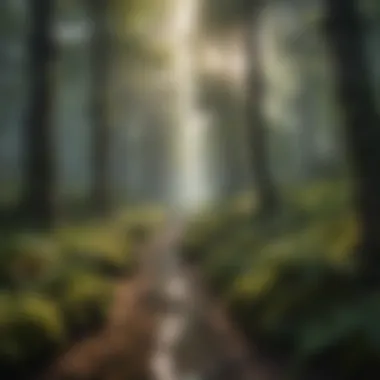 Ecosystem Diversity in Forests A pristine forest ecosystem showing diverse flora and fauna.