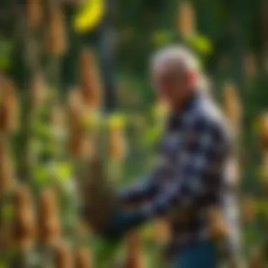Sustainable gathering practices for milkweed