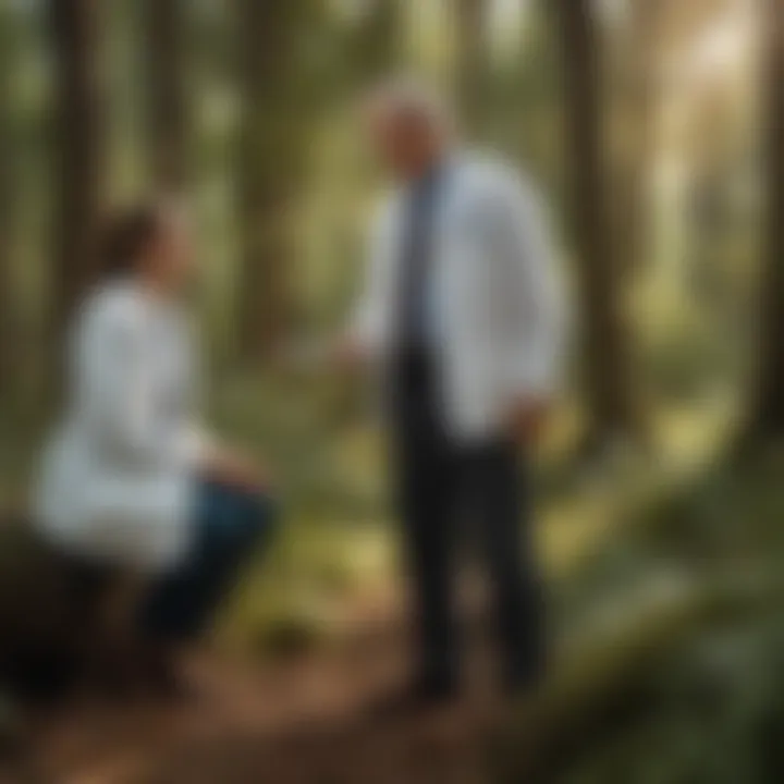 Doctor discussing Lyme disease treatment options with a patient