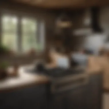 A Rodent-Free Kitchen Environment A clean kitchen free from rodents, showcasing a mouse-proof stove
