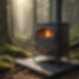A sleek, modern stove designed to prevent rodent access