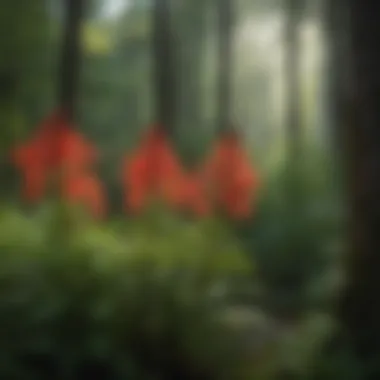 Conservation Efforts for the Cardinal Flower A conservation area dedicated to preserving the cardinal flower and its habitat