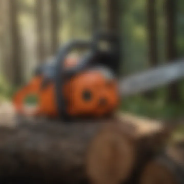 A diverse range of home chainsaws displayed for selection